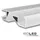 ISOLED LED Sockelleistenprofil HIDE BOTTOM Aluminium 200 cm 1 Stück Weiß