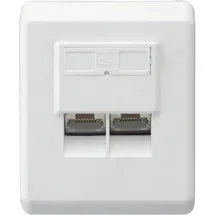 Schwaiger Netzwerk Aufputz-Anschlussdose