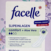 facelle Slipeinlagen comfort + Aloe Vera - 50.0 Stück