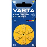 Varta Air 10 Hörgerätebatterie, Zink-Luft, 5,8x3,5 mm, Aid Batteries Size für Hörgeräte