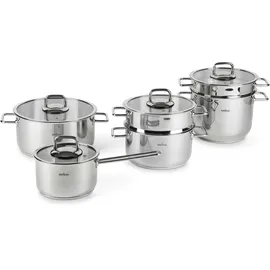 Excelsa Le Grand Chef Topf-Set 10-tlg. Kochtopf + Kasserolle