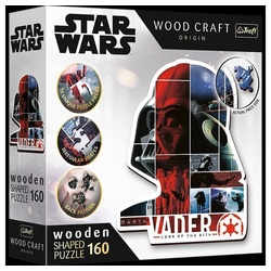 Trefl Puzzle Holz Puzzle 160 Star Wars - Darth Vader, 199 Puzzleteile