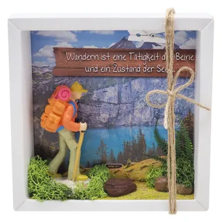 ZauberDeko Geldgeschenk Verpackung Wanderer Wanderurlaub Berge Gutschein Urlaub Reise Geschenk Geburtstag
