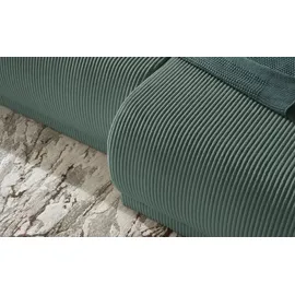 Sofa.de Eckcouch Stoff mit Schlaffunktion 3-Sitzer Blau
