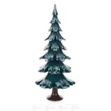 Dregeno Erzgebirge Massivholzbaum 24,5 cm grün/weiß