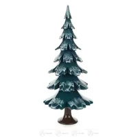 Dregeno Erzgebirge Massivholzbaum 24,5 cm grün/weiß