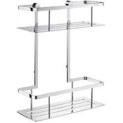 Smedbo Sideline Design Seifenkorb Doppelt | Höhe 322 mm