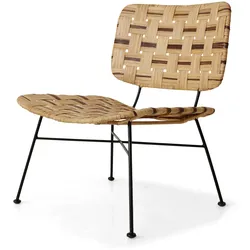 HKliving - Rattan Loungesessel, natur