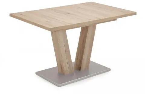 Niehoff Schiebeplattentisch San Remo erweiterbar 120-165x80cm