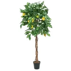 EUROPALMS Zitronenbaum, Kunstpflanze, 180cm