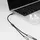 kwmobile USB C Kopfhörer Splitter für USB C Headphone / Headset USB C Adapter USB-C auf Klinke Audio Kabel Splitter aus Nylon Schwarz
