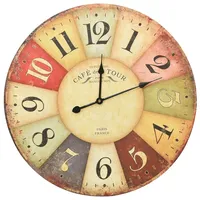 VidaXL Vintage Wanduhr Bunt 60 cm