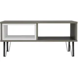 Livetastic Couchtisch Savannah Weiß Eiche dunkel 60 x 41,1 cm