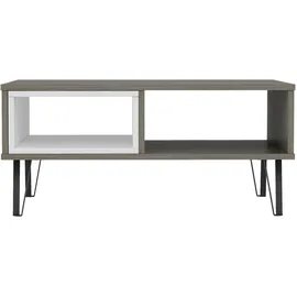 Livetastic Couchtisch Savannah Weiß Eiche dunkel 60 x 41,1 cm
