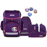 ergobag cubo light Schulranzen-Set PerlentauchBär