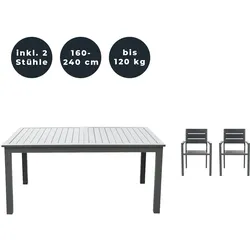 HOME DELUXE Sitzgruppe CASA MADERA - Menge: 3 tlg.