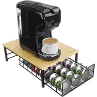 Navaris Bambus Kapselhalter kompatibel mit Tassimo Kapseln - Kaffeepads