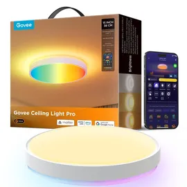 Govee RGBICWW + RGBICWW Round Smart Ceiling Light Pro 15 Zoll