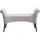 Kare Sitzbank Motley Velvet Silber 107 x 62 x 38 cm