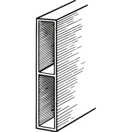 einkaufsbüro deutscher eisenhändler gmbh Aluminium Abziehlatte 100 x 18 mm 4 m