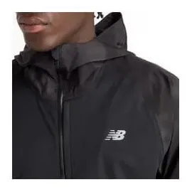 New Balance wasserdichte jacke new balance seasonal premium print schwarz herren - M