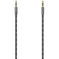 Hama Audio-Kabel, 3,5-mm-Klinken-St. - St., Stereo, Metall, vergoldet, 1,5