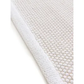 benuta basic Baumwollteppich Ron Weiß 60x120 cm Wohnzimmer
