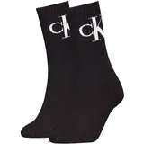 stichd b.v. Socken mit Label-Print im 2er-Pack, Black, 39-42