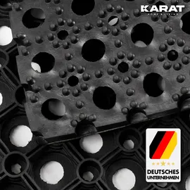 karat homeliving Octagon 100 x 400 cm Schwarz