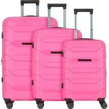 polestream Strz by Asteroid Koffer-Set 3-tlg. rosa/pink