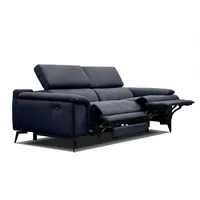 Courtois Laville Relaxsofa, Dunkelblau, Textil, Rechteckig, 212x82x103 cm, Wohnzimmer, Sofas & Couches, Sofas, Heimkino Sofas