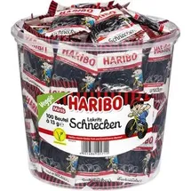 HARIBO Lakritz Schnecken Minibeutel Lakritz 100 St.