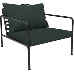 Outdoor Lounge-Sessel AVON schwarz Alpine
