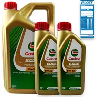 7 Liter Castrol Motorenöl Edge Fluid Titanium 5W-30 M Motoröl Oil Ö 15BF6C