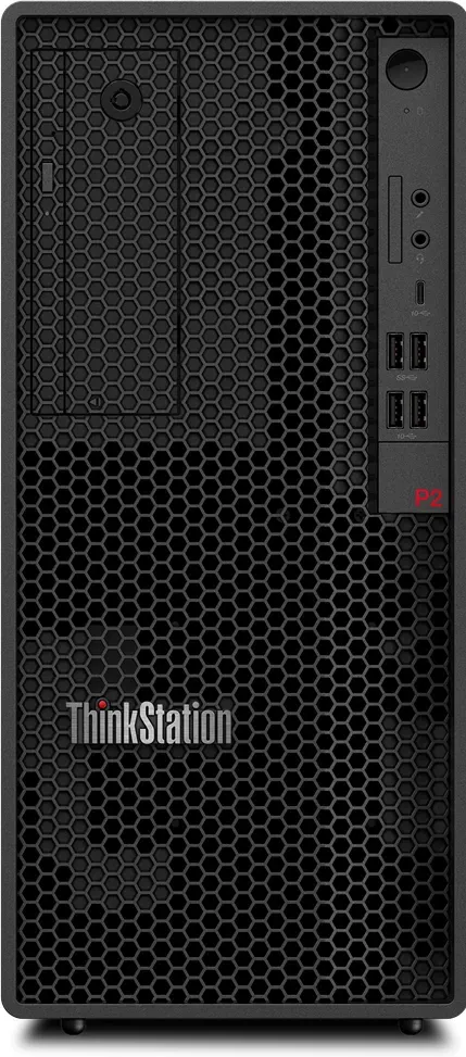 Lenovo Lenovo ThinkStation P3 Tower 30FR005PGE - Intel i7-13700, 32GB RAM, 512GB SSD, NVidia GeForce RTX 40 (Intel Core i7-13700, 32.77 GB, 512 GB, SSD, GeForce RTX 4060), PC, Schwarz