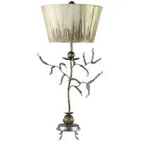 Elstead Lighting Tischlampe Schreibtischleuchte Stehlampe Wohnzimmerlampe Blattgold H 91