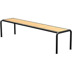 AVANTI Outdoor-Bank 199,5 cm Kiefer Schwarz