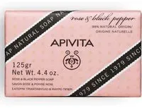 Apivita Savon naturel Rose & Poivre noir 125 g