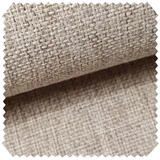 novely® Stoff LARISO Gewebter Polsterstoff Melange Möbelstoff Flachgewebe, Robust, Elegant, Meterware, 1lfm beige