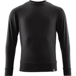 Bio Sweatshirt "20384" Crossover - XXL - vollschwarz
