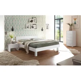 Hasena Forti 100 x 200 cm Fußhöhe 20 cm buche weiß