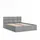mebligo Polsterbett 140 x 200 cm Grau