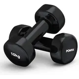 Vinyl Hanteln Paar I Kurzhanteln Gewichte ideal für Fitness Gymnastik Aerobic Pilates 0,5 kg – 10 kg I Kurzhantel 2er Set in versch. Farben und Gewichten