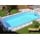 Steinbach Styria oval 490 x 300 x 120 cm blaue Poolfolie