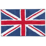 Homescapes Badematte Union Jack Blau/Weiß 45 x 75 cm