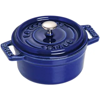 10 cm rund dunkelblau