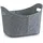 Zeller Aufbewahrungskorb oval 37 x 28 x 25 cm 1-tlg. grau