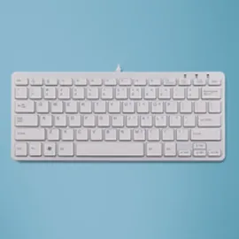 R-Go Tools R-Go Compact Tastatur, QWERTY Weiß drahtgebundenen - Weiß