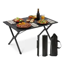 Relaxdays Campingtisch Klappbar Schwarz