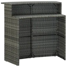 vidaXL Bartisch 120 x 55 x 110 cm Grau